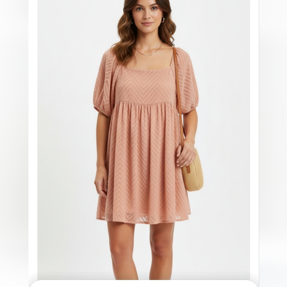 Cliche' Cottagecore  mini flowey babydoll dress/top size s